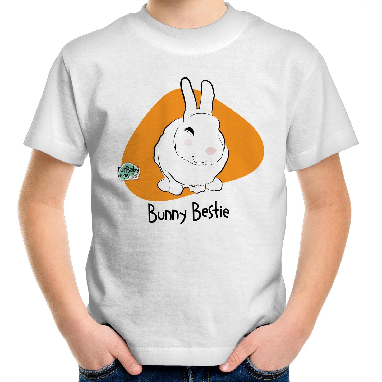 Kids T-Shirt Rex Rabbit - "Bunny Bestie"