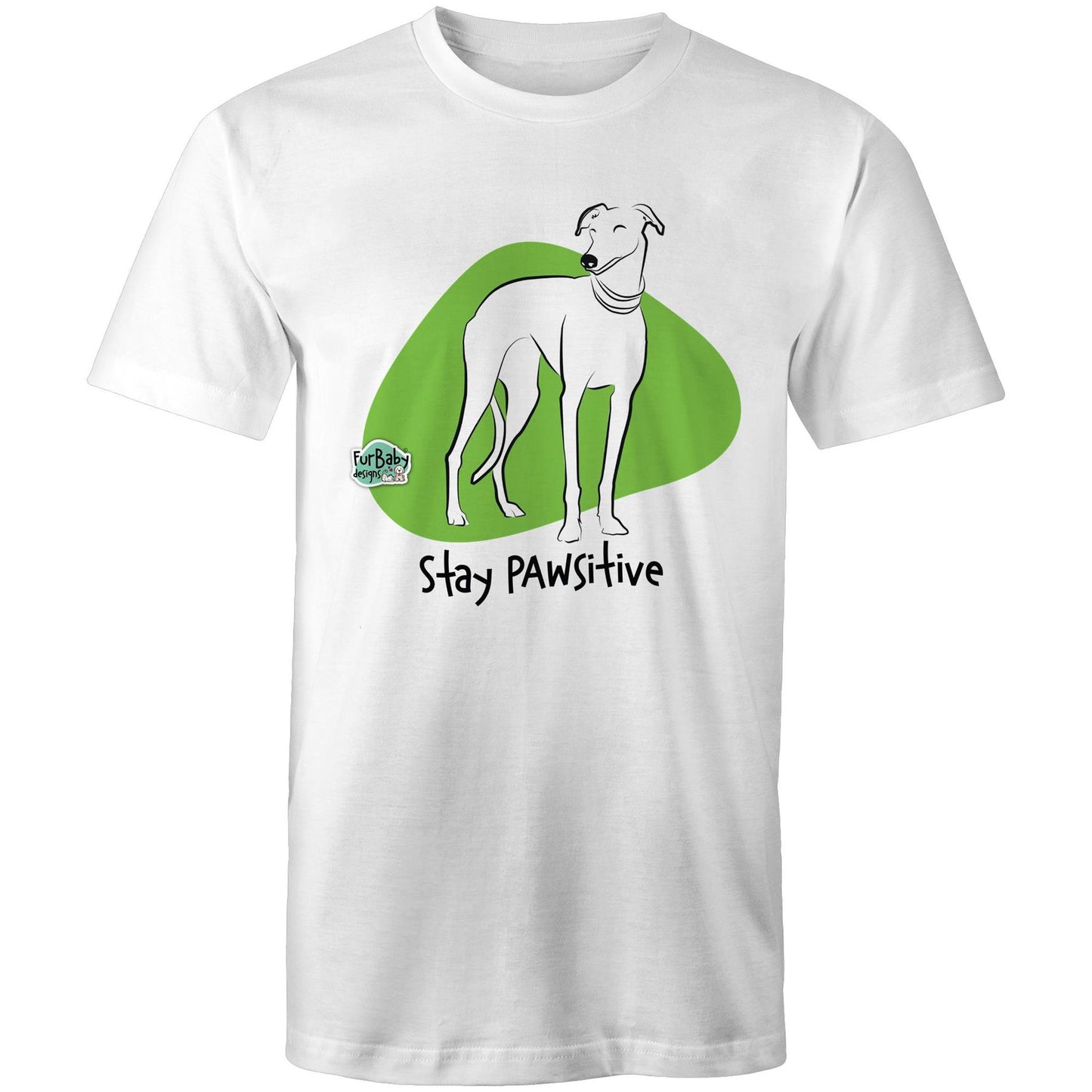 Sketchy Greyhound - "Stay PAWsitive"